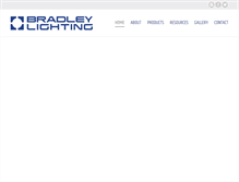 Tablet Screenshot of bradleylighting.com